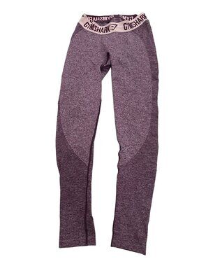 GYMSHARK Burgundy Workout Stretch Leggings Size Small